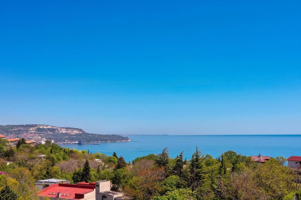 Villa Cook With Sea View - Heated Pool - At Balchik Bagian luar foto