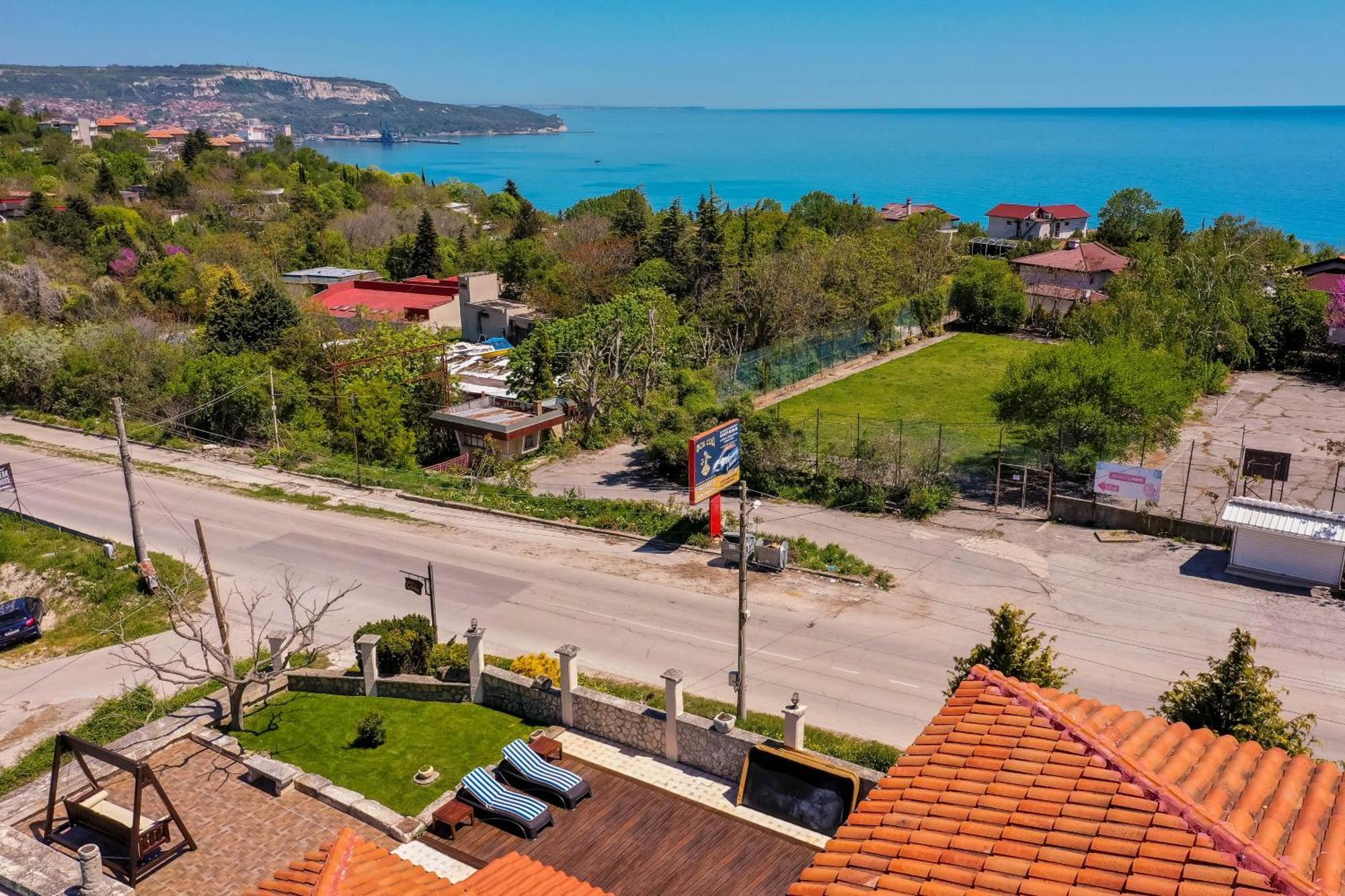 Villa Cook With Sea View - Heated Pool - At Balchik Bagian luar foto